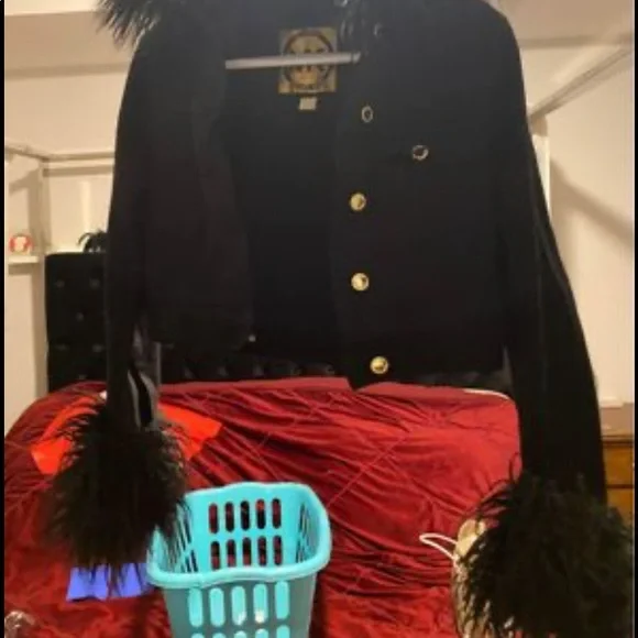 Michael Kors black jean jacket size xsmall. - Picture 5 of 7